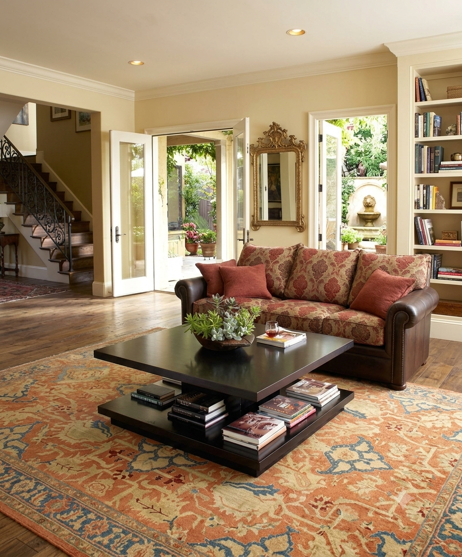 Elegant Traditional Living Room Table