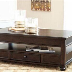 Traditional Dark Wood Coffee Table