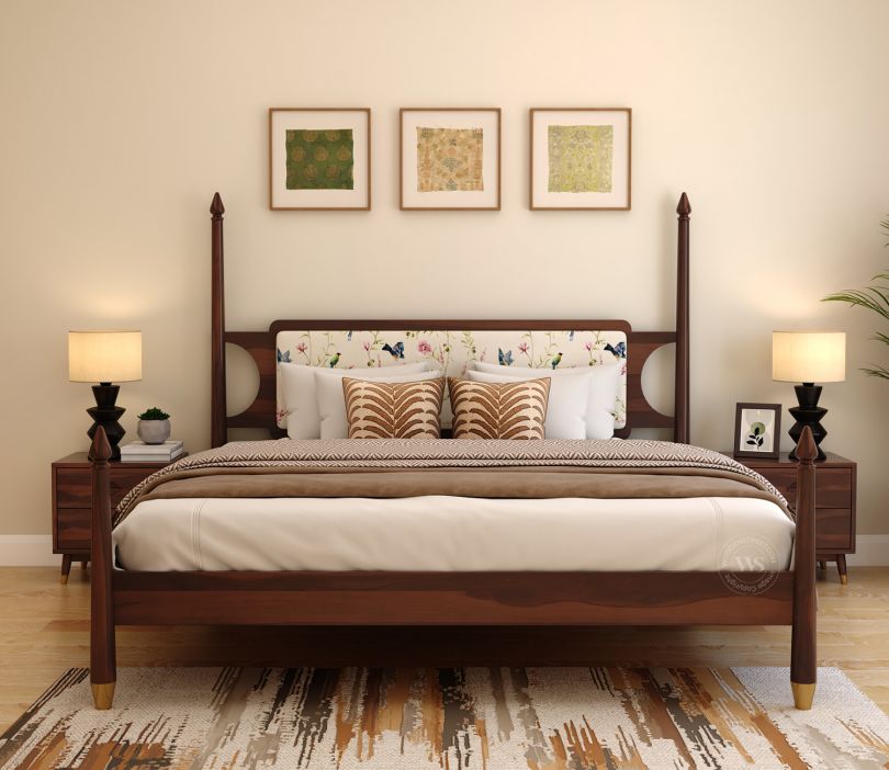 Bianca Solid Wood Sheesham Bed
