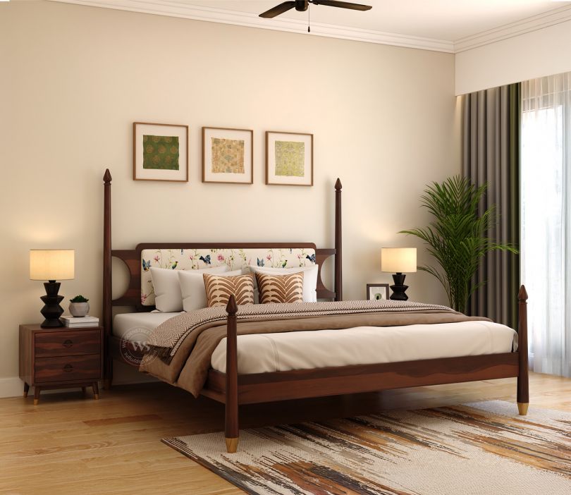 Bianca Solid Wood Sheesham Bed - Image 2